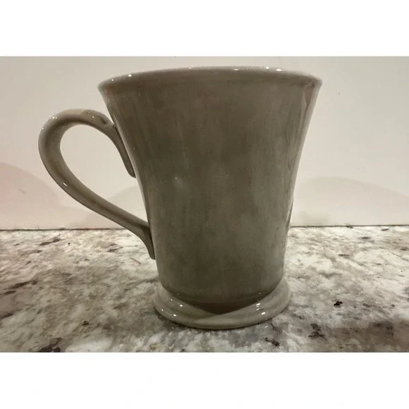 Ceramic Mug Follow Your Heart Embossed Design Coffee Cup - Picture 3 of 6